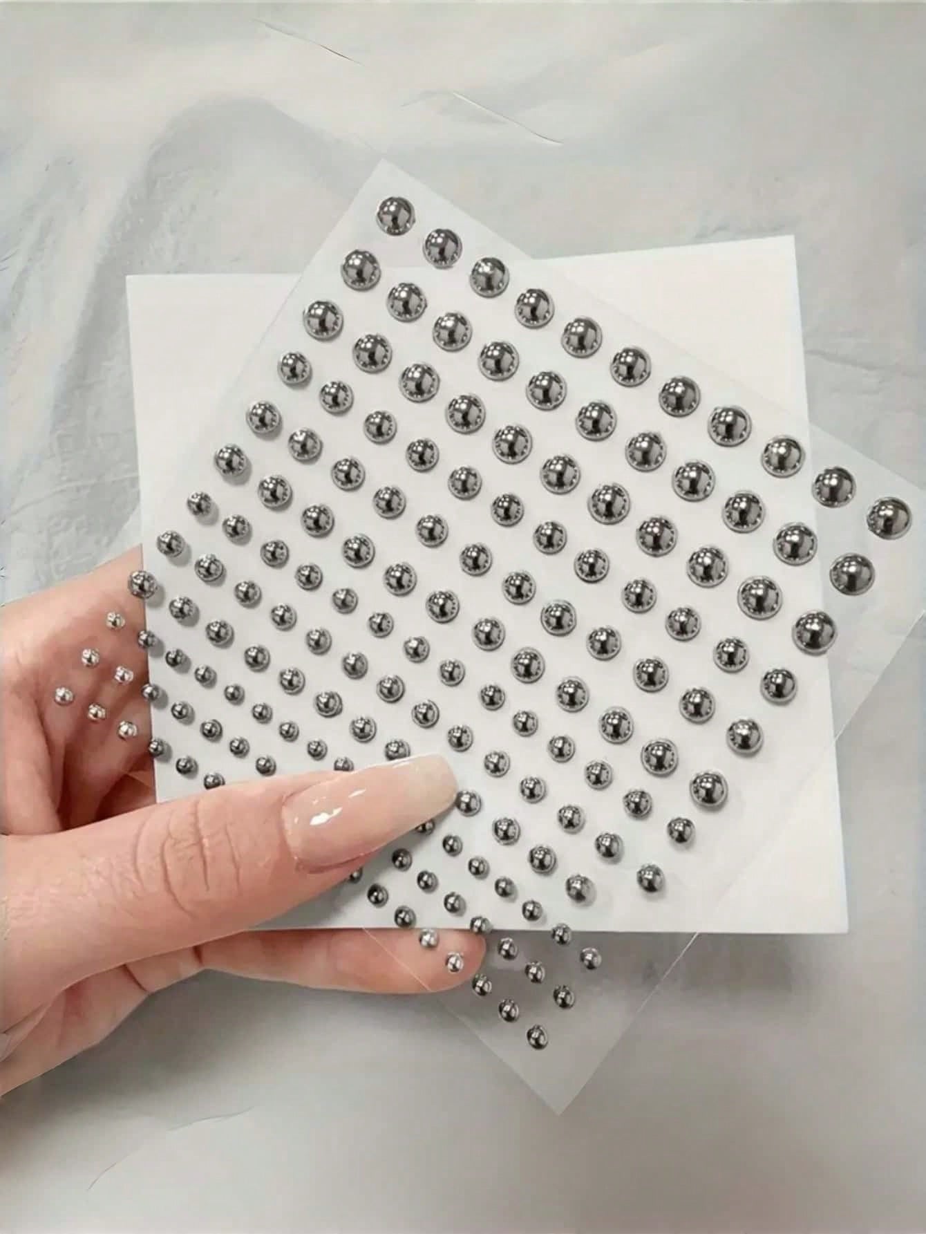 165/180pcs No-Piercing Lip Rings, Self-Adhesive Waterproof Reusable Fake Lip Rings, Eyebrow Nose Studs, Body Navel Jewelry Accessories, Suitable For Carnival/Mardi Gras/Costume Party