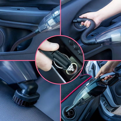 19pcs/Set Car Cleaning Wash Kit Interior Detailing Cleaner Kit With High Power Handheld Vacuum, Brush Set, Windshield Tool, Duster, Towels, Complete Car Care Tool