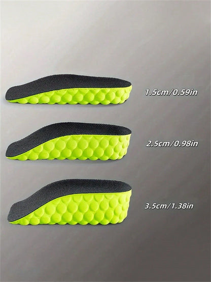 1pair Unisex Invisible Comfortable Non-Fatiguing Insole, High-Elastic Shock-Absorbing 3/4 Insole For Sports Shoes, Casual Shoes, Low-Top Sneakers, High-Top Boots For Women Men Sneakers Shoes, Casual S