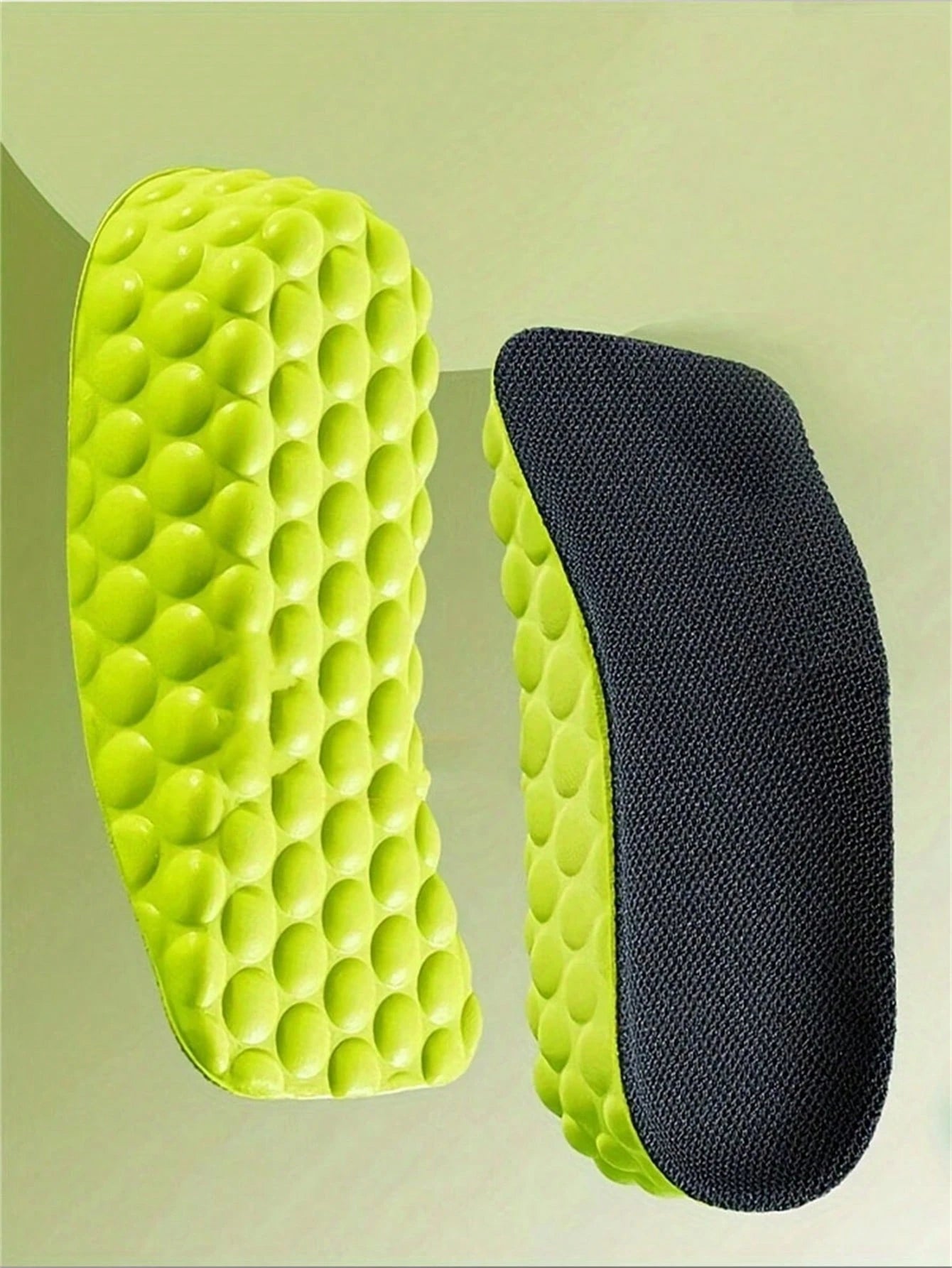1pair Unisex Invisible Comfortable Non-Fatiguing Insole, High-Elastic Shock-Absorbing 3/4 Insole For Sports Shoes, Casual Shoes, Low-Top Sneakers, High-Top Boots For Women Men Sneakers Shoes, Casual S