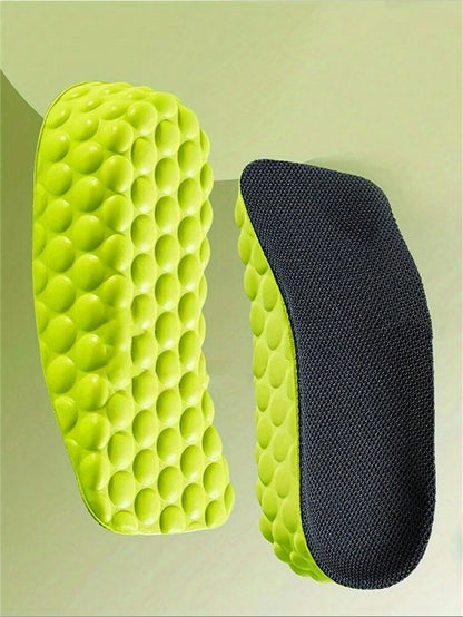 1pair Unisex Invisible Comfortable Non-Fatiguing Insole, High-Elastic Shock-Absorbing 3/4 Insole For Sports Shoes, Casual Shoes, Low-Top Sneakers, High-Top Boots For Women Men Sneakers Shoes, Casual S