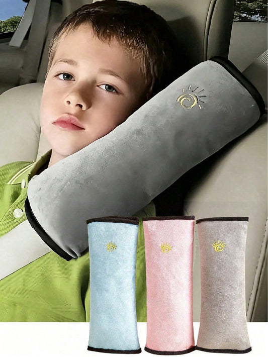 1pc/2pcs Optional Color Car Shoulder Strap Cover Adjustable Fixer Baby Simple Seat Shoulder Strap Cover