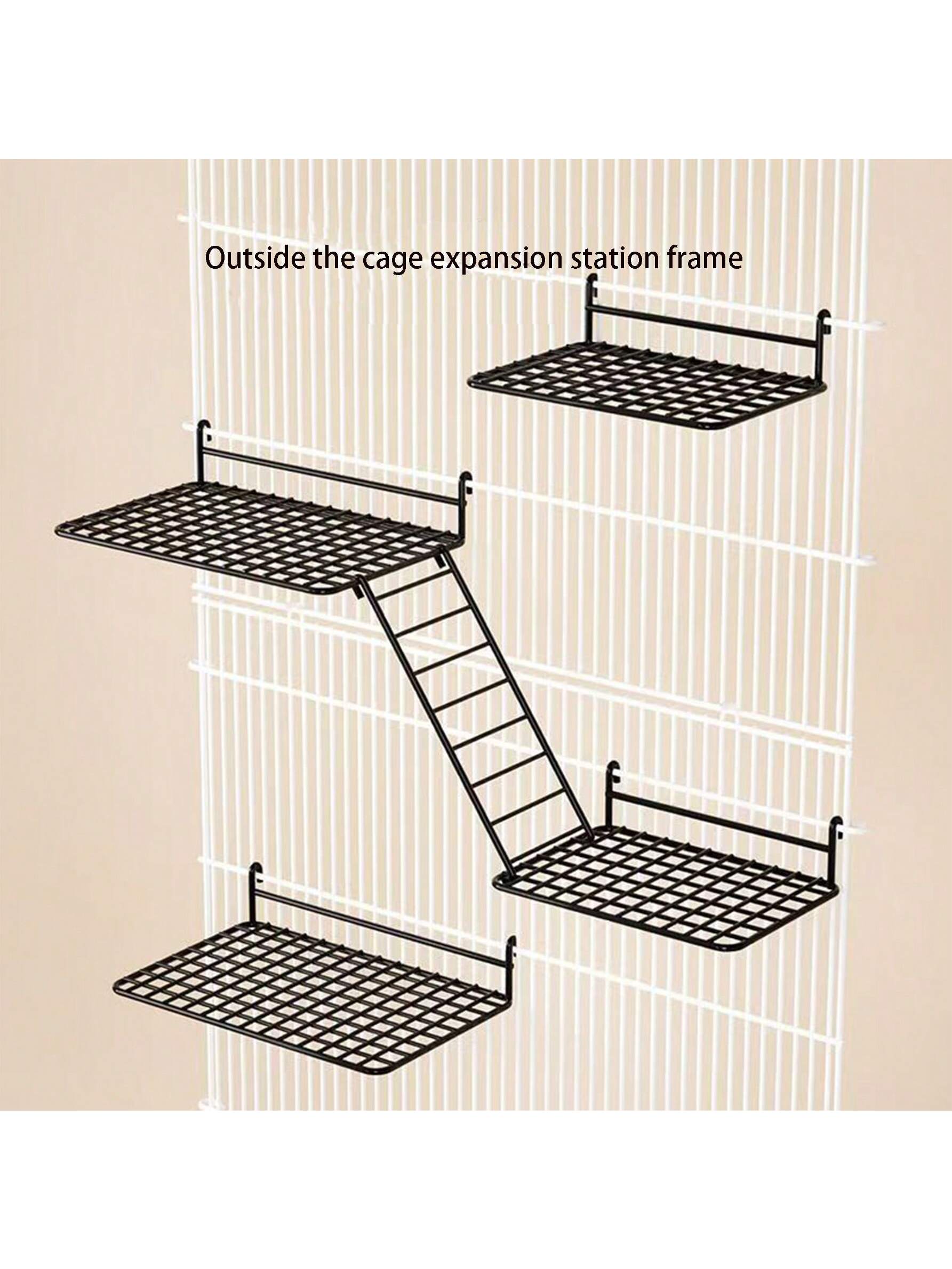 1pc/2pcs Parrot Station Network Interactive Platform Rest Platform Platform Ladder Combination Toy Station Net Piece