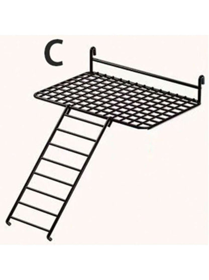1pc/2pcs Parrot Station Network Interactive Platform Rest Platform Platform Ladder Combination Toy Station Net Piece