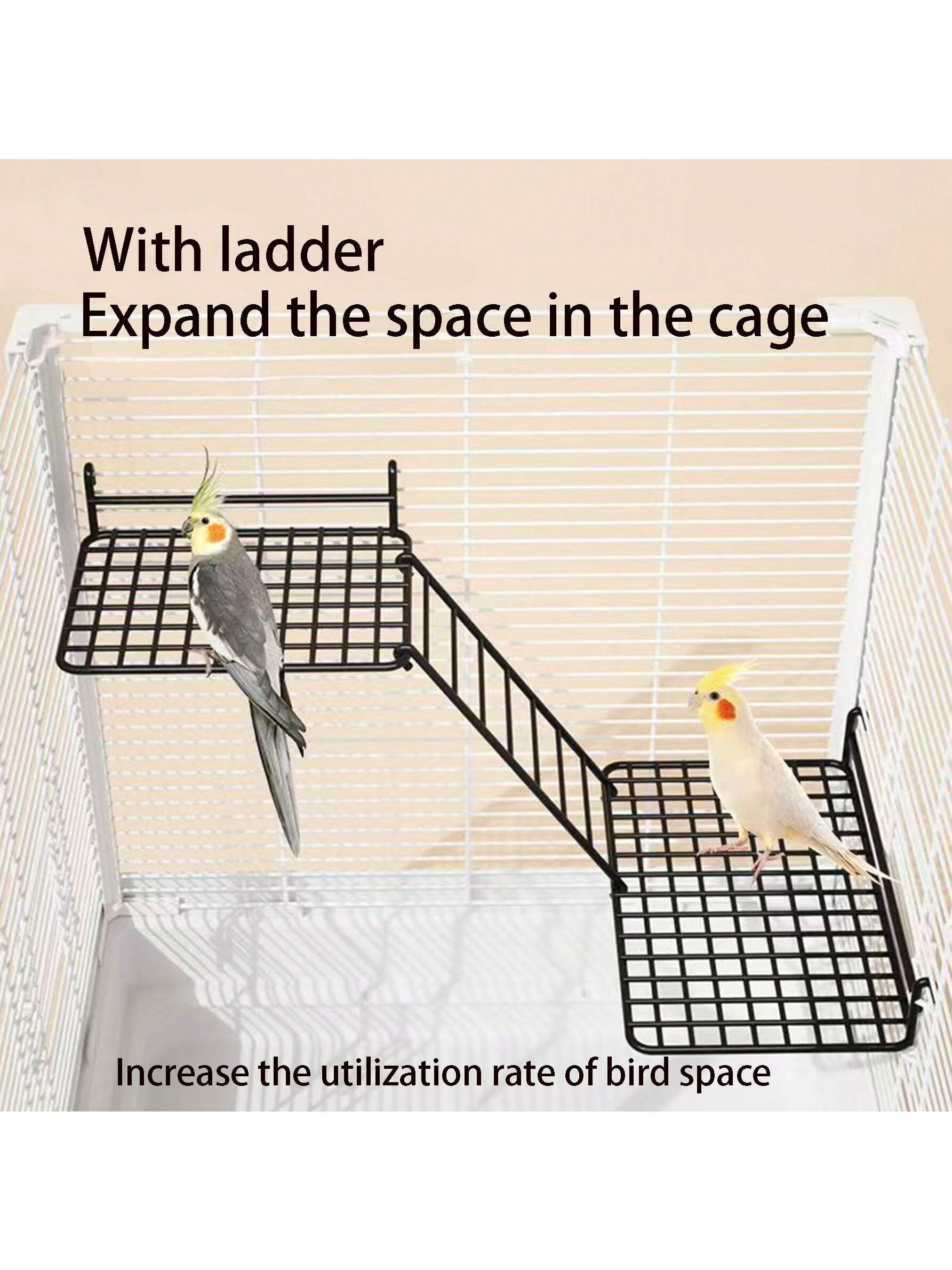 1pc/2pcs Parrot Station Network Interactive Platform Rest Platform Platform Ladder Combination Toy Station Net Piece
