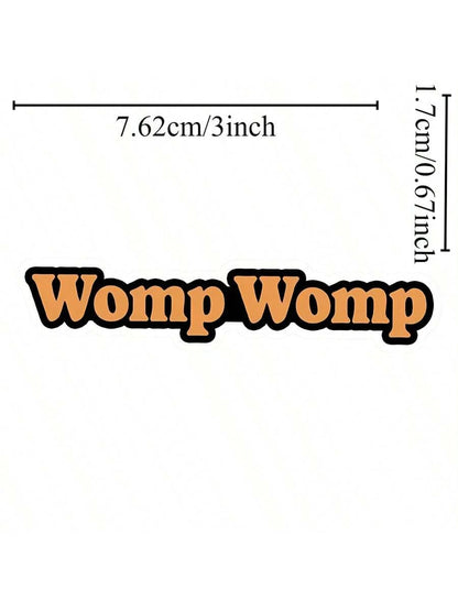 1pc 3-Inch Removable Outdoor Waterproof Vinyl Creative Gift Internet Culture Satire Sticker, Includes "Womp Womp" Sticker, "Internet Slang Sticker", "Internet Meme Sticker", "Funny Disappointment Stic