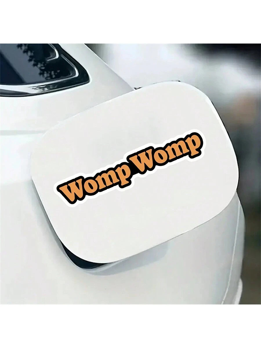 1pc 3-Inch Removable Outdoor Waterproof Vinyl Creative Gift Internet Culture Satire Sticker, Includes "Womp Womp" Sticker, "Internet Slang Sticker", "Internet Meme Sticker", "Funny Disappointment Stic
