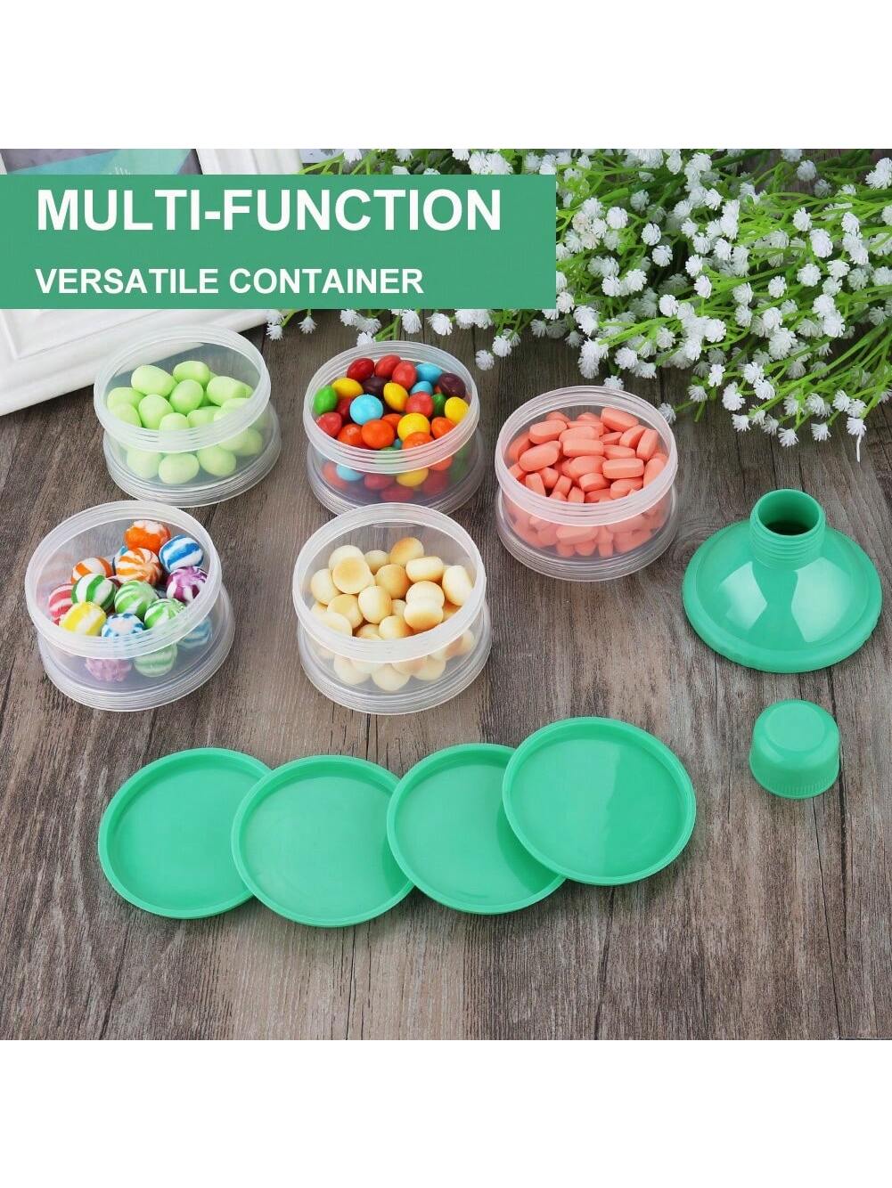 1pc 4/5 Tier Milk Powder, Rice Cereal, Snack Storage Container, Portable Disassemblable Box