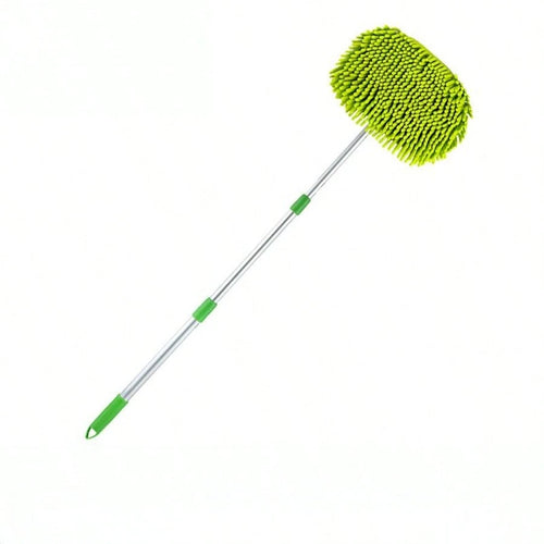 1pc Adjustable Long Handle Car Cleaning Brush, Chenille Microfiber Car Wash Tool- Heavy Duty Multi-Purpose Car Wash Mop, Suitable For Trucks, SUVs, RVs, Home And Vehicle Detailed Cleaning, Soft Brist