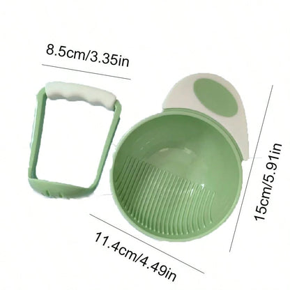 1pc Baby Manual Food Grinder, Fruit Puree Grinding Tool Grinder Bowl
