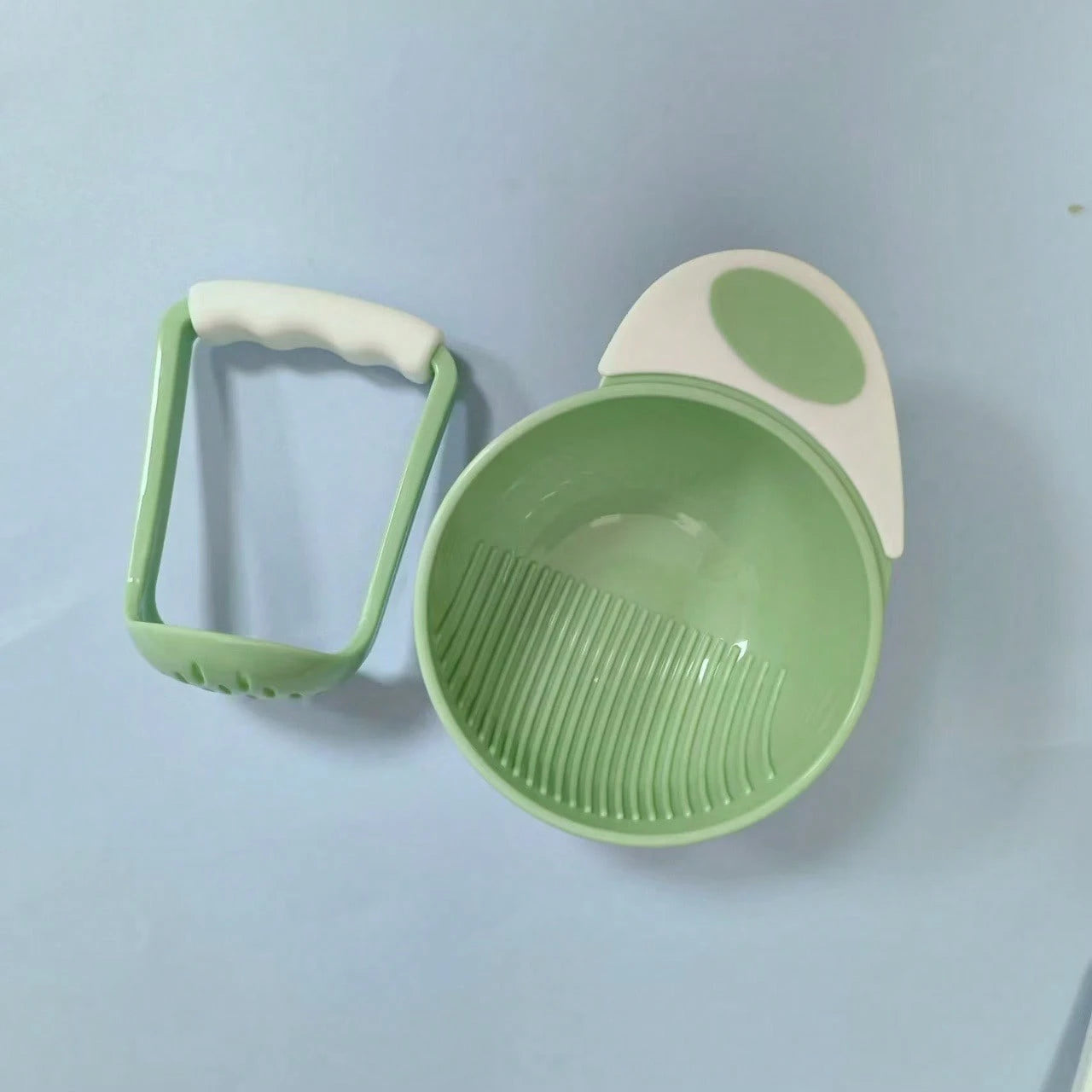 1pc Baby Manual Food Grinder, Fruit Puree Grinding Tool Grinder Bowl