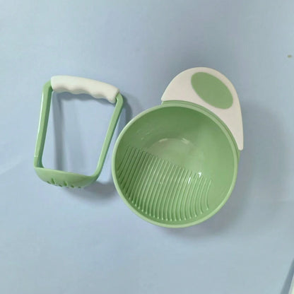 1pc Baby Manual Food Grinder, Fruit Puree Grinding Tool Grinder Bowl