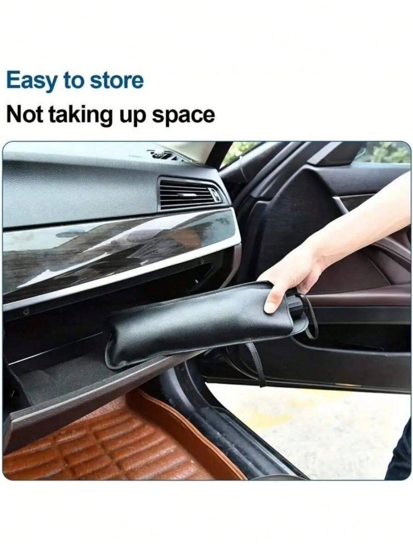 1pc Car Windshield Sunshade, Foldable Car Windshield Sunshade, Easy To Store And Use, Suitable For All Sizes Of Car Windshields, Road Trip