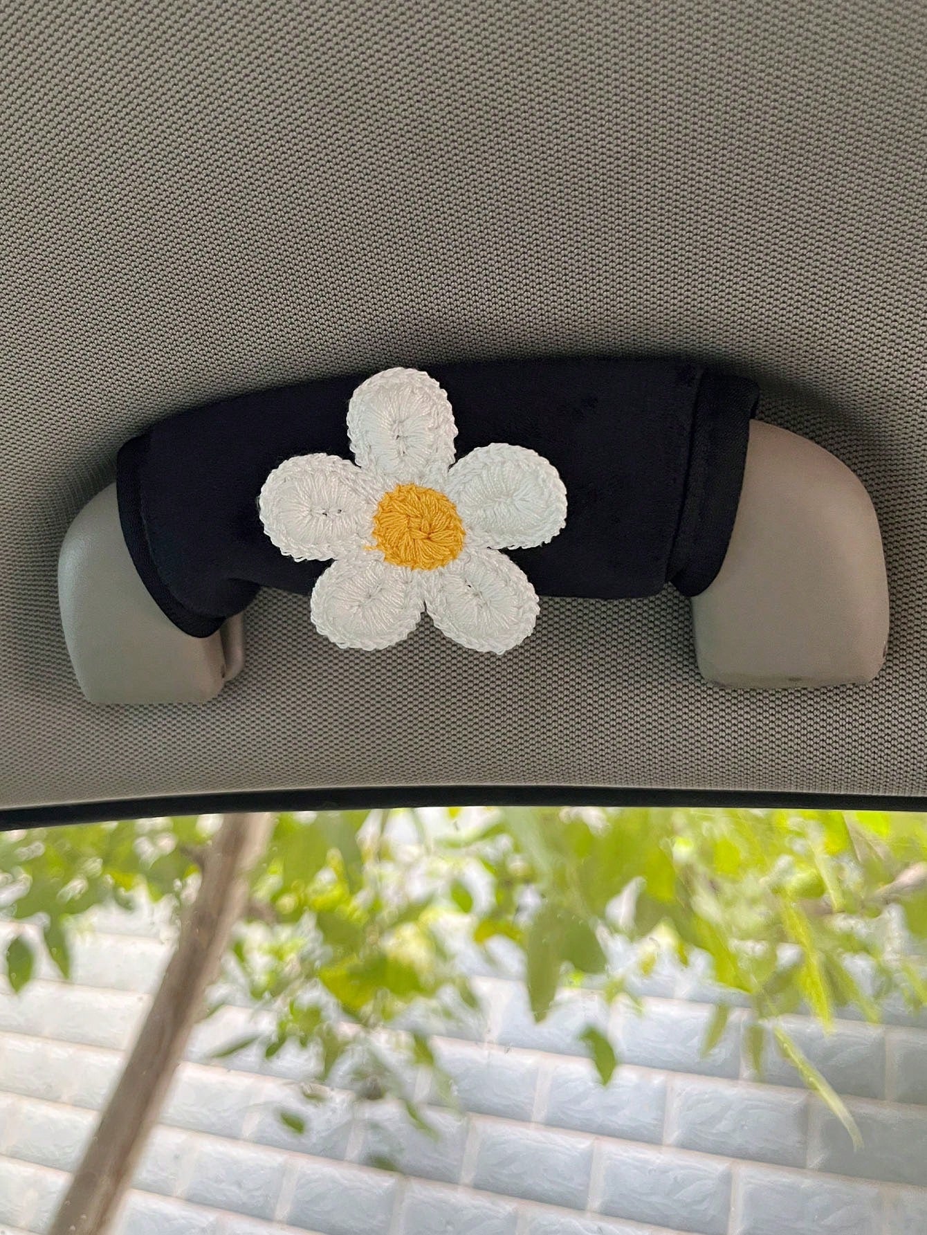 1pc Creative Cute Car Door Handle Cover, Universal Car Interior Decor Flower & Bowknot Car Door Handle Sleeve