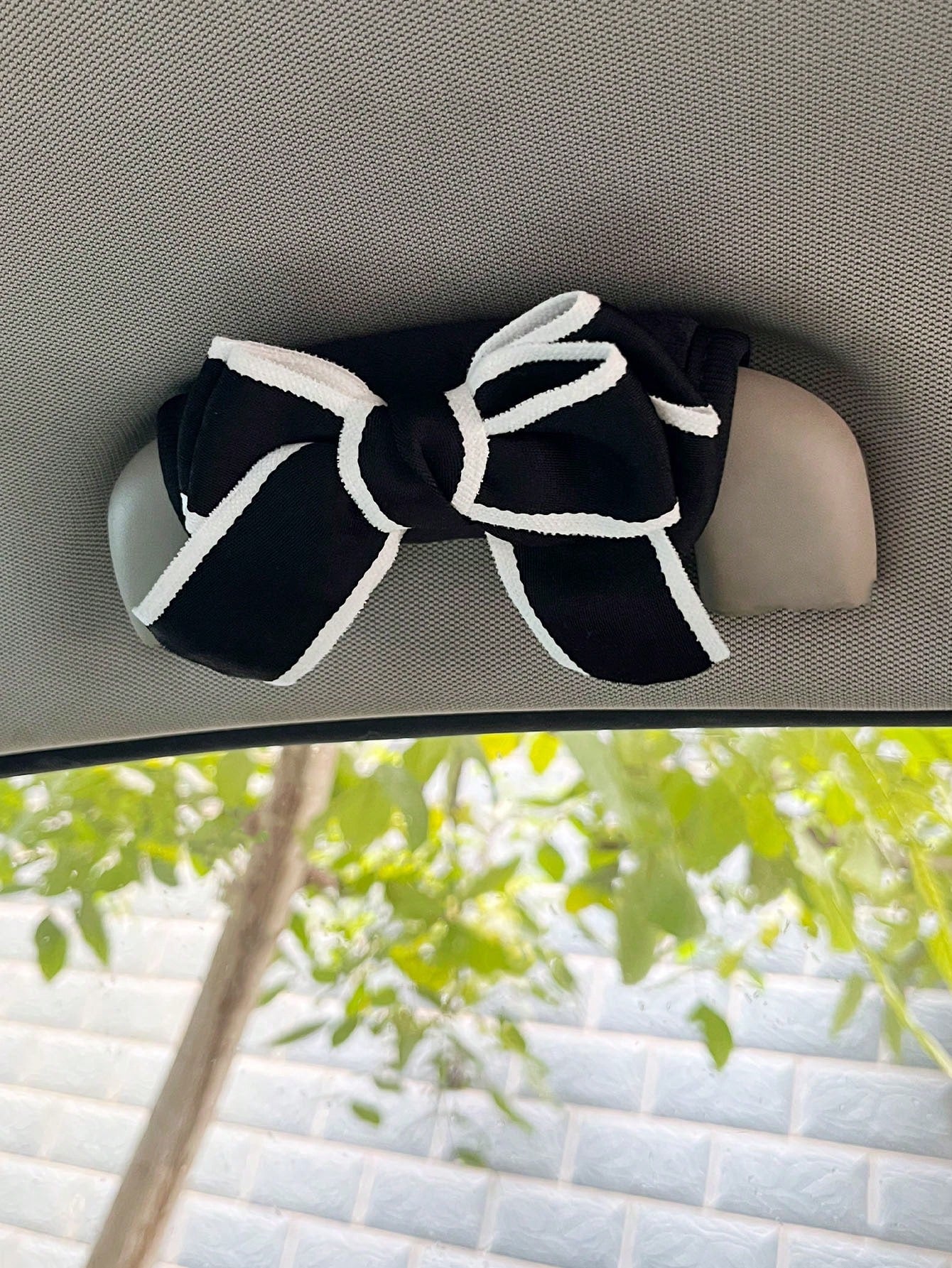 1pc Creative Cute Car Door Handle Cover, Universal Car Interior Decor Flower & Bowknot Car Door Handle Sleeve