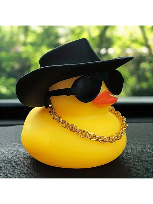 1pc Cute Duck Shaped Car Ornament Interior Decoration