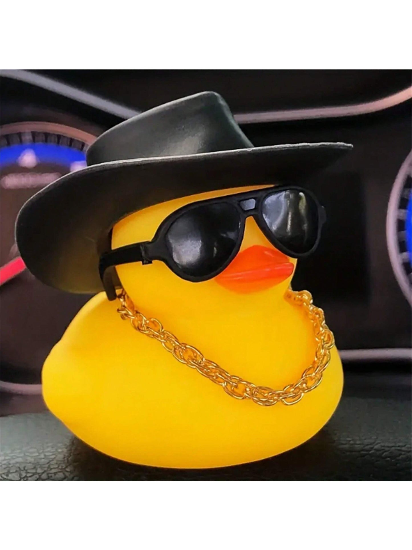 1pc Cute Duck Shaped Car Ornament Interior Decoration