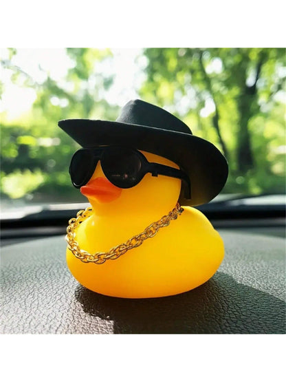1pc Cute Duck Shaped Car Ornament Interior Decoration