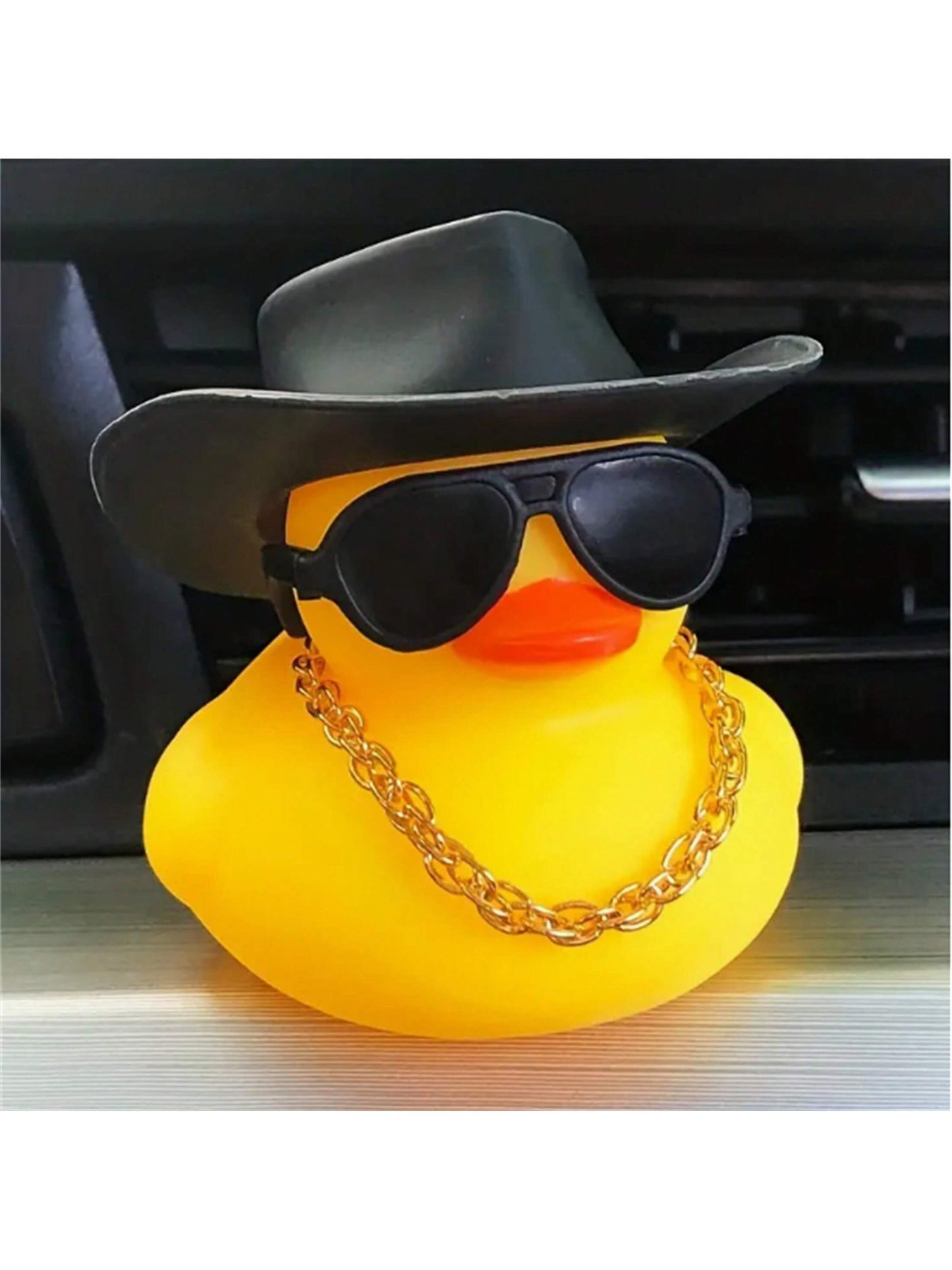 1pc Cute Duck Shaped Car Ornament Interior Decoration