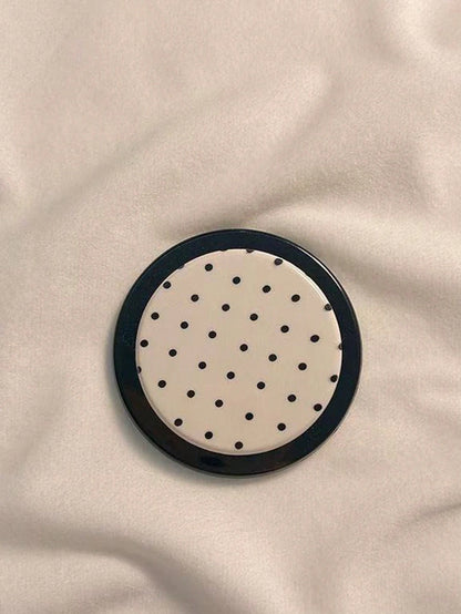 1pc Cute Fresh Polka Dot Pattern Push-Pull Magnetic Telescopic Mobile Phone Desk Stand Available In Purple/Pink/Blue/Yellow/Black Ideal Gift For Mother's Day Birthday Sisters Girlfriends And Classmate