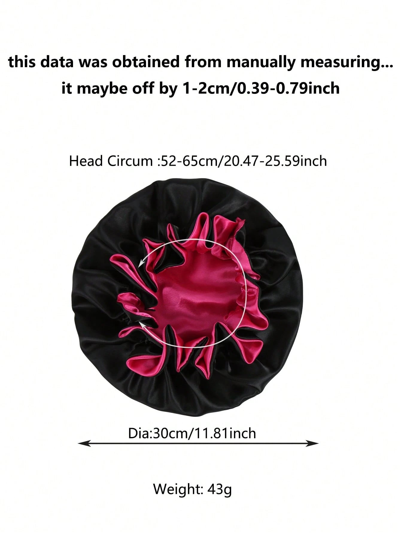 1pc Double-Sided Satin Sleep Cap With Adjustable Button, Reversible Silk Hair Wrap Suitable For Curly Hair, Nighttime Hair Care Headband