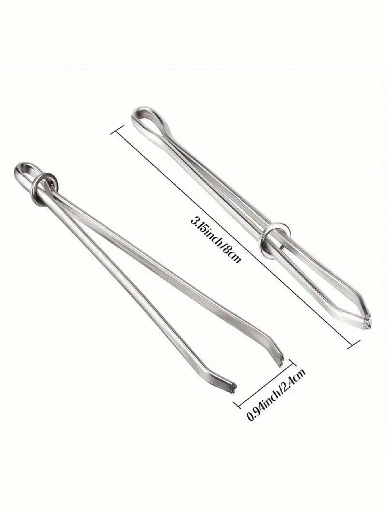 1pc Elastic Band Threader Clip For Sewing DIY, Belt Guide Needle Tool For Trousers