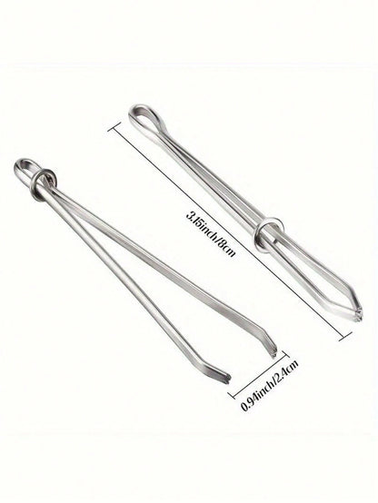 1pc Elastic Band Threader Clip For Sewing DIY, Belt Guide Needle Tool For Trousers