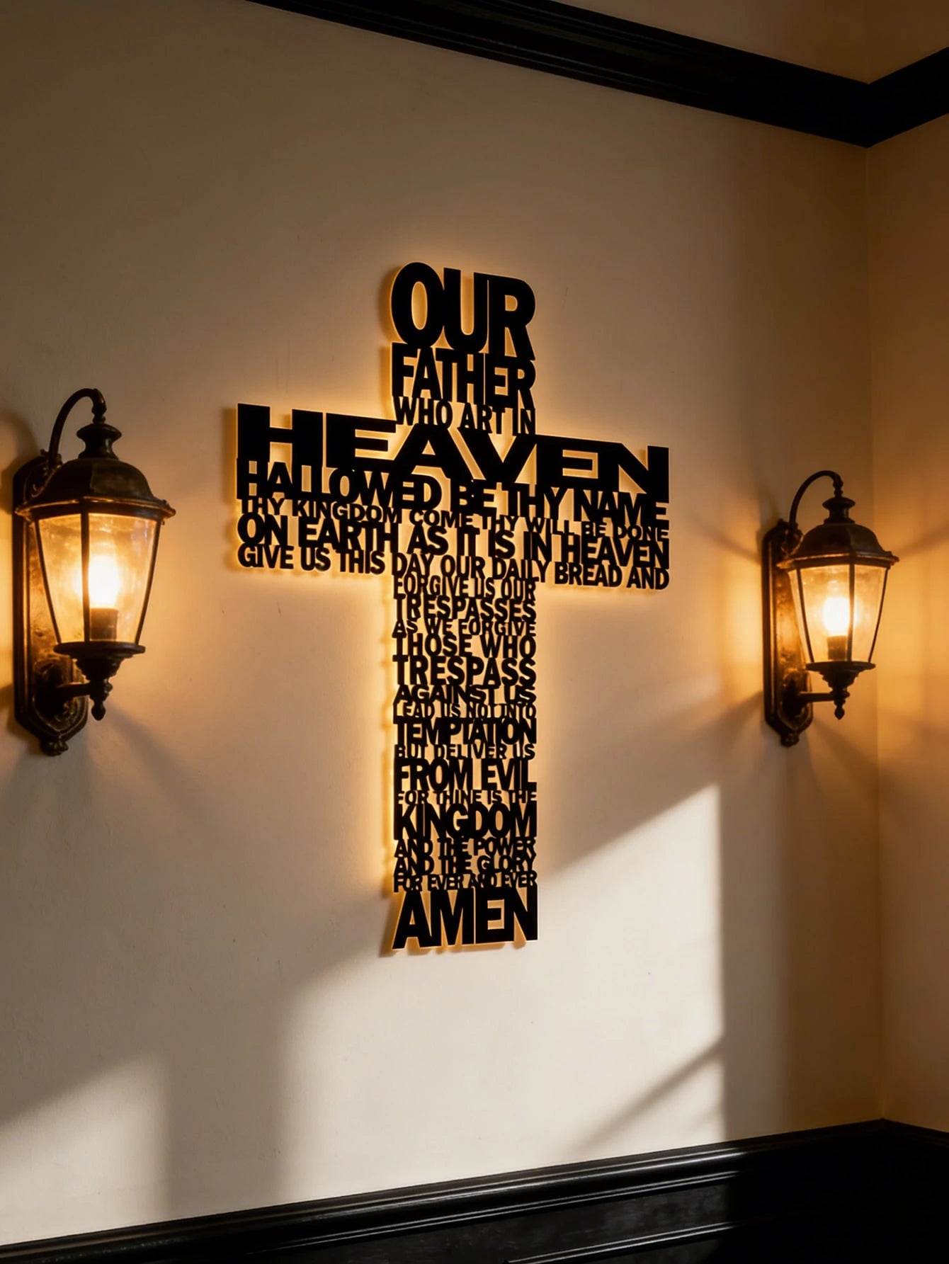 1pc Elegant Metal Cross Wall Decor, Minimalist Design - Perfect Housewarming Gift For Music Lovers And Antique Collectors, Ideal For Home, Room, Bedroom, Wall Decoration