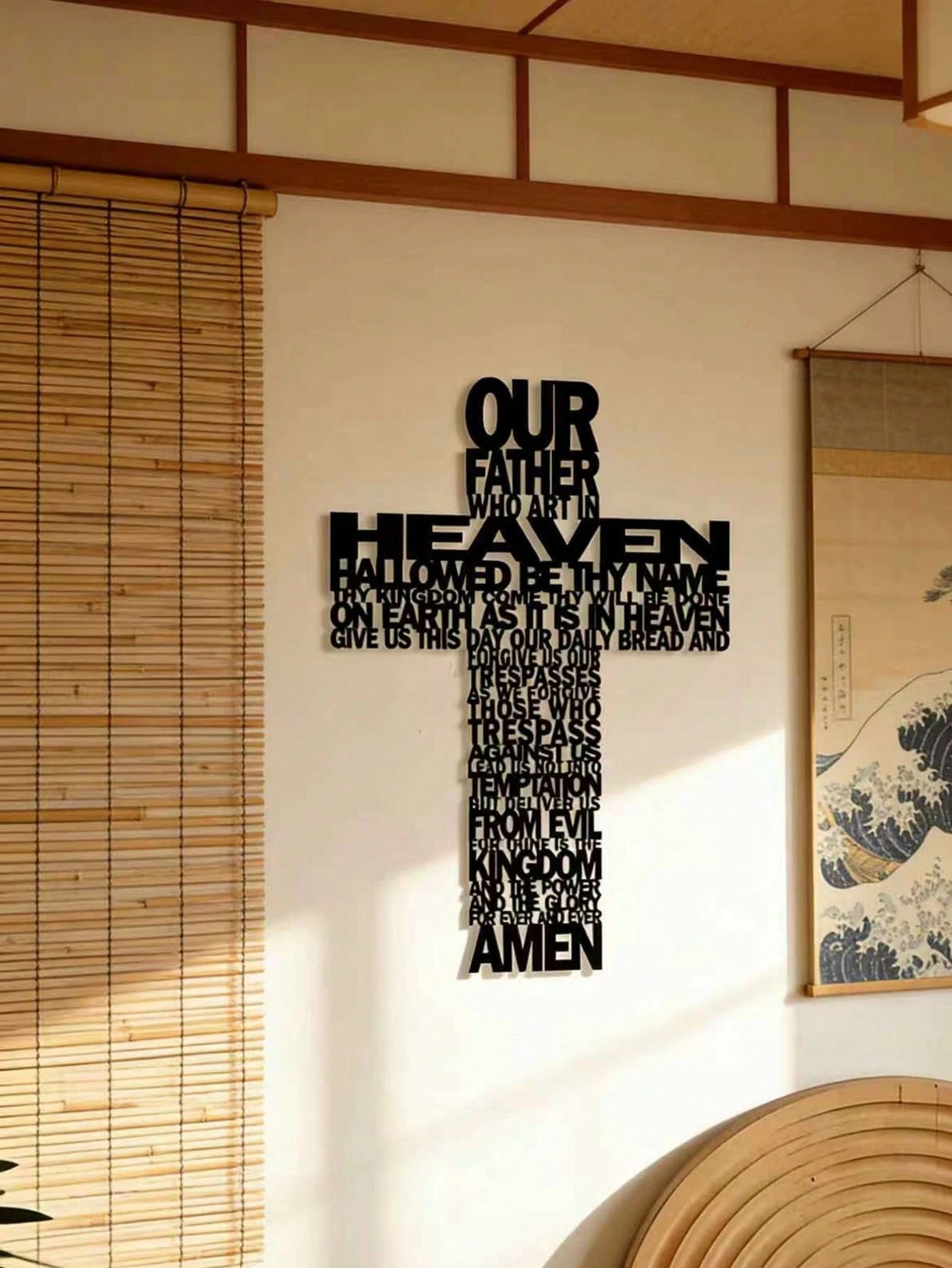 1pc Elegant Metal Cross Wall Decor, Minimalist Design - Perfect Housewarming Gift For Music Lovers And Antique Collectors, Ideal For Home, Room, Bedroom, Wall Decoration