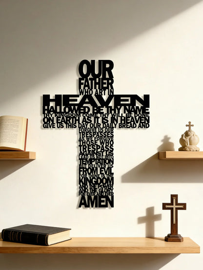 1pc Elegant Metal Cross Wall Decor, Minimalist Design - Perfect Housewarming Gift For Music Lovers And Antique Collectors, Ideal For Home, Room, Bedroom, Wall Decoration