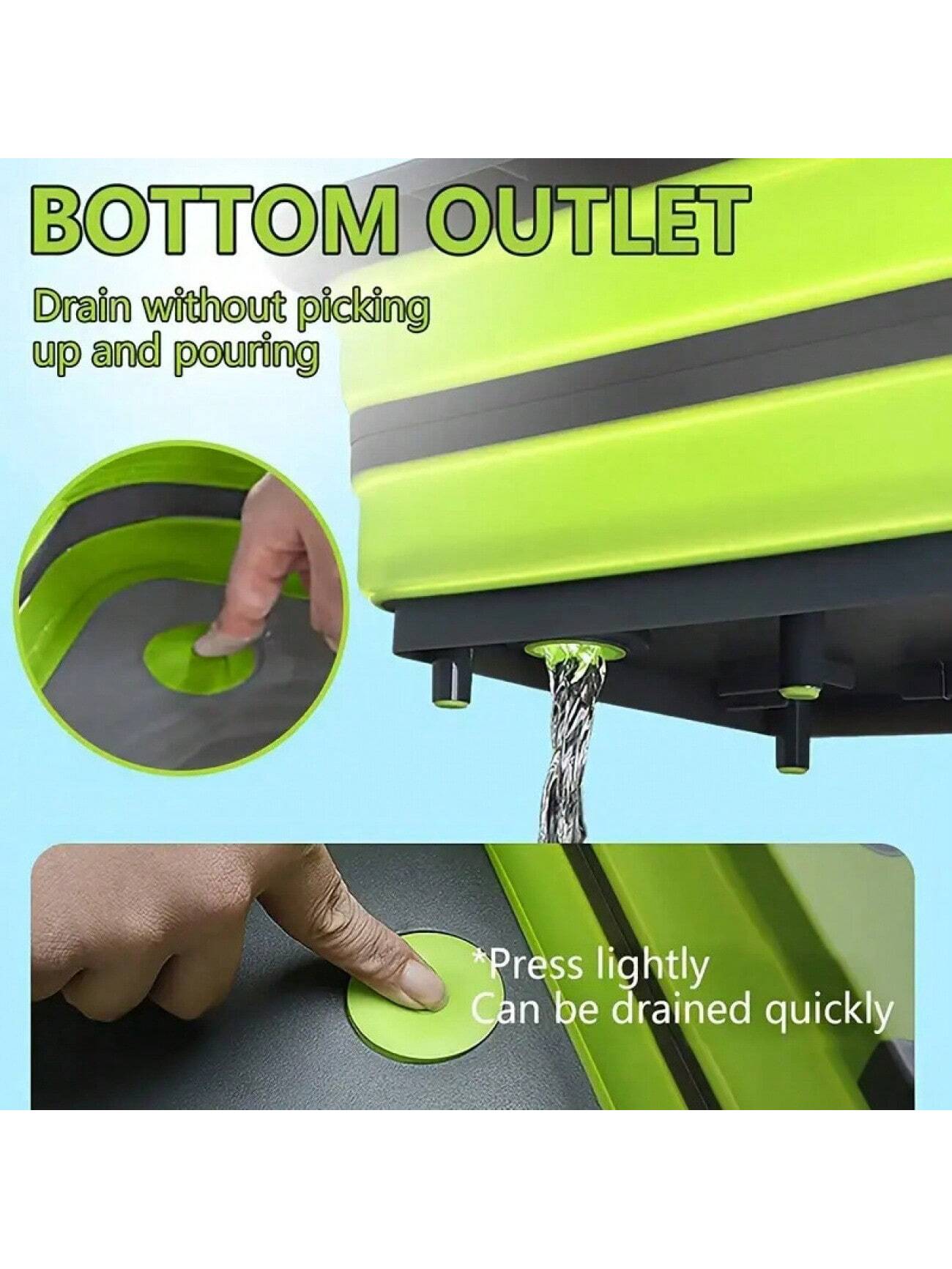 1pc Foldable Cutting Board Set- Collapsible Dishwasher-Safe Prep Bowl, Built-In Fruit/Vegetable Strainer & Non-Slip Base- 8.5QT Kitchen Sink Organizer With Knife- Space-Saving For RVs, Apartments