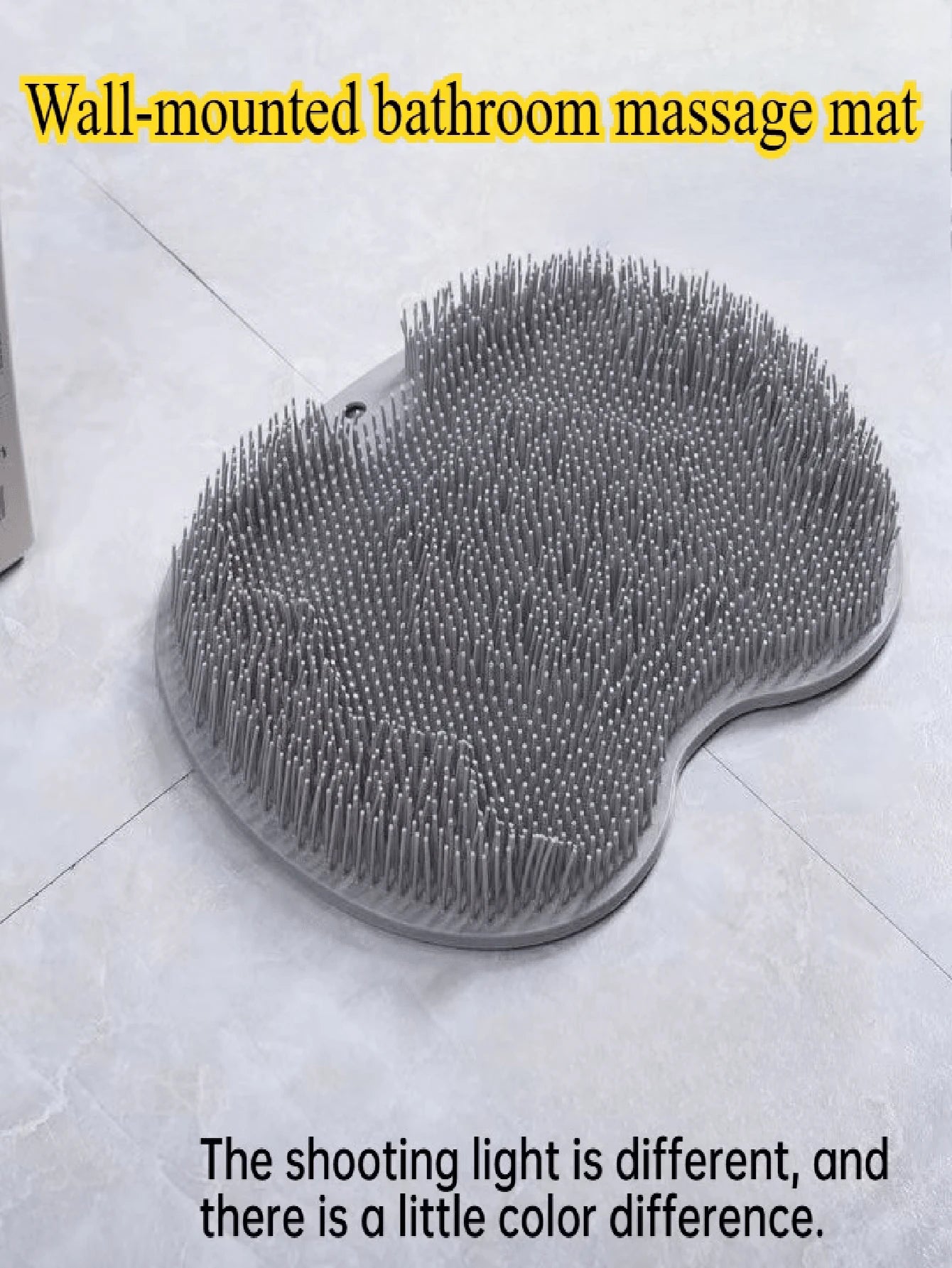 1pc Foot Scrubbing Pad, Bathroom Foot Massage Exfoliator, Back Scrubbing Pad With Suction Cups, Suitable For Bathroom, Toilet, Shower, Dorm, Back To School Supplies, Bathroom Decor Accessories, Cleani