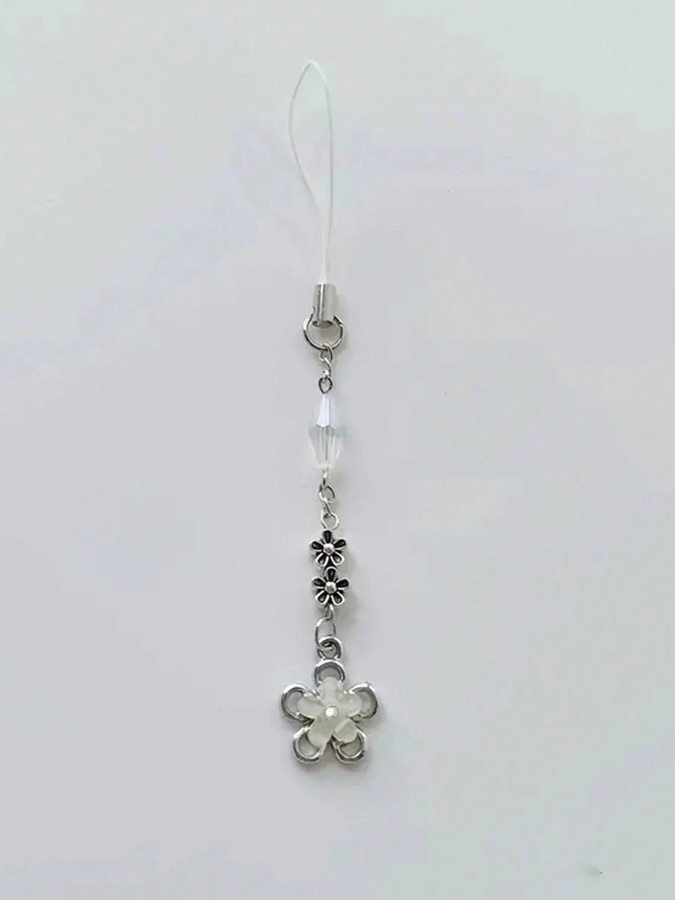 1pc Girly Fresh Style Crystal Flower Cellphone Lanyard Phone Charm For Summer Gifts For Mother, Family, Friends, Birthday, Holiday Phone Chain