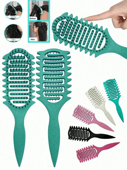 1pc Hair Styling Comb- Create Voluminous Wavy Hairstyles Without Electricity, Perfect Gift For Friends