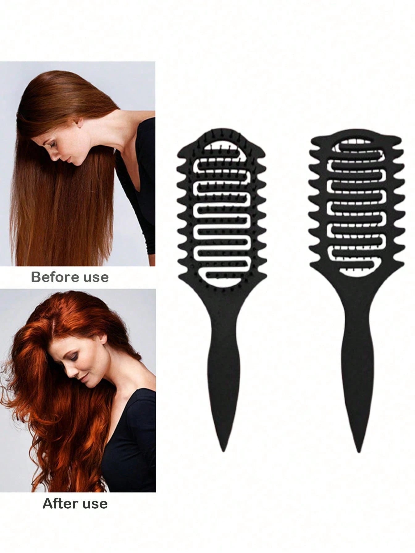 1pc Hair Styling Comb- Create Voluminous Wavy Hairstyles Without Electricity, Perfect Gift For Friends