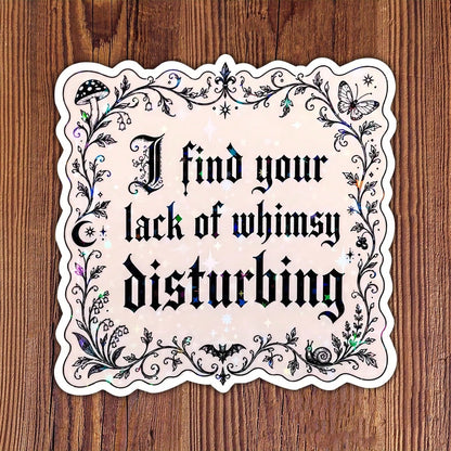 1pc "I Found You Lack Anxiety Aesthetics" Sticker, Suitable For Laptop, Water Bottle, Notebook, Cup, Ideal For Students, Teachers, Office Workers, Creative Professionals, Retail Employees, Commuters A