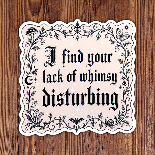 1pc "I Found You Lack Anxiety Aesthetics" Sticker, Suitable For Laptop, Water Bottle, Notebook, Cup, Ideal For Students, Teachers, Office Workers, Creative Professionals, Retail Employees, Commuters A