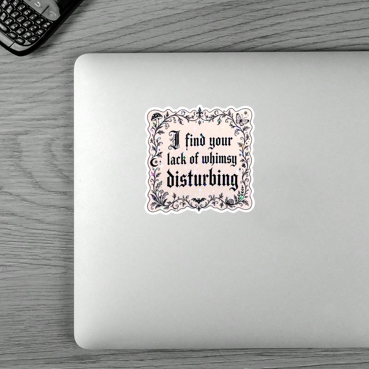 1pc "I Found You Lack Anxiety Aesthetics" Sticker, Suitable For Laptop, Water Bottle, Notebook, Cup, Ideal For Students, Teachers, Office Workers, Creative Professionals, Retail Employees, Commuters A