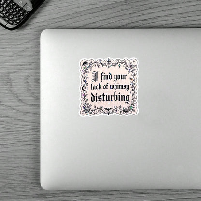1pc "I Found You Lack Anxiety Aesthetics" Sticker, Suitable For Laptop, Water Bottle, Notebook, Cup, Ideal For Students, Teachers, Office Workers, Creative Professionals, Retail Employees, Commuters A