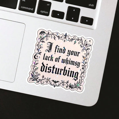 1pc "I Found You Lack Anxiety Aesthetics" Sticker, Suitable For Laptop, Water Bottle, Notebook, Cup, Ideal For Students, Teachers, Office Workers, Creative Professionals, Retail Employees, Commuters A