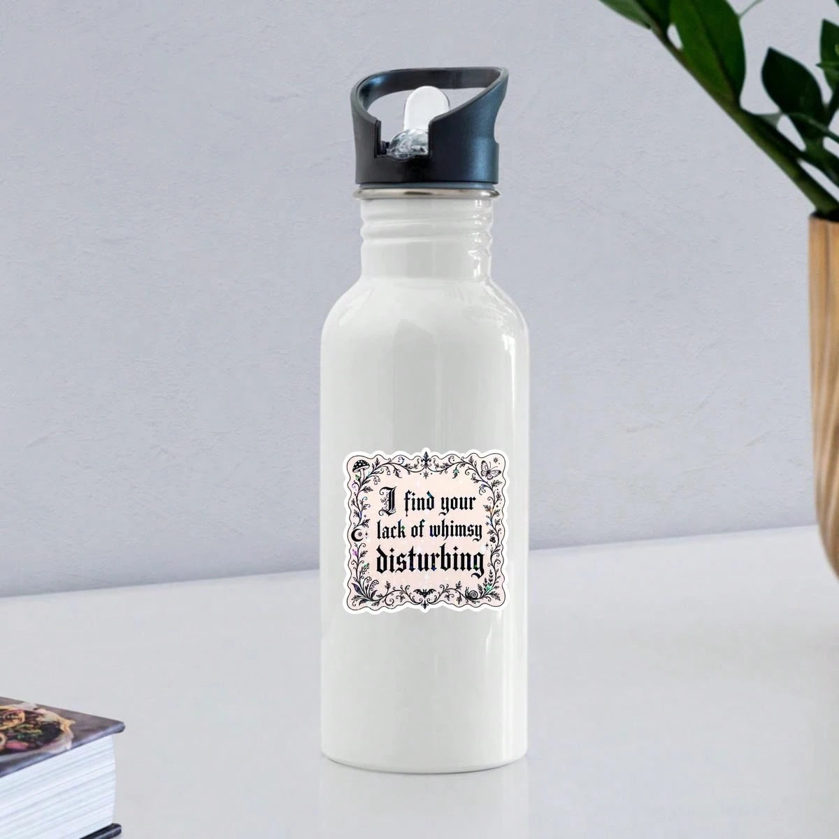 1pc "I Found You Lack Anxiety Aesthetics" Sticker, Suitable For Laptop, Water Bottle, Notebook, Cup, Ideal For Students, Teachers, Office Workers, Creative Professionals, Retail Employees, Commuters A