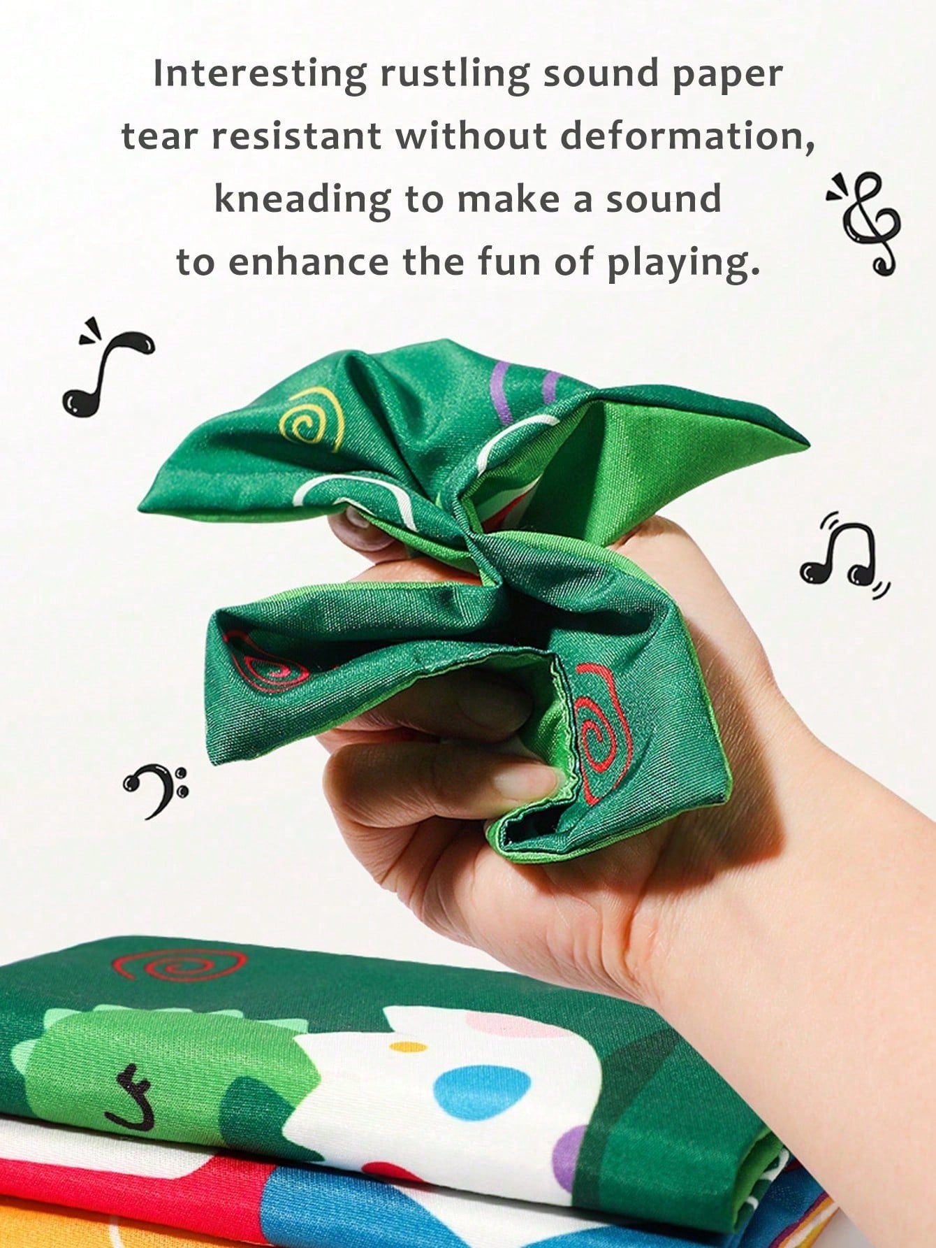 1PC Kids Tissue Pulling Toy With Rustling Sound Early Learning Toy For Color And Hand Training Great For Indoor Games And Parent-Child Time