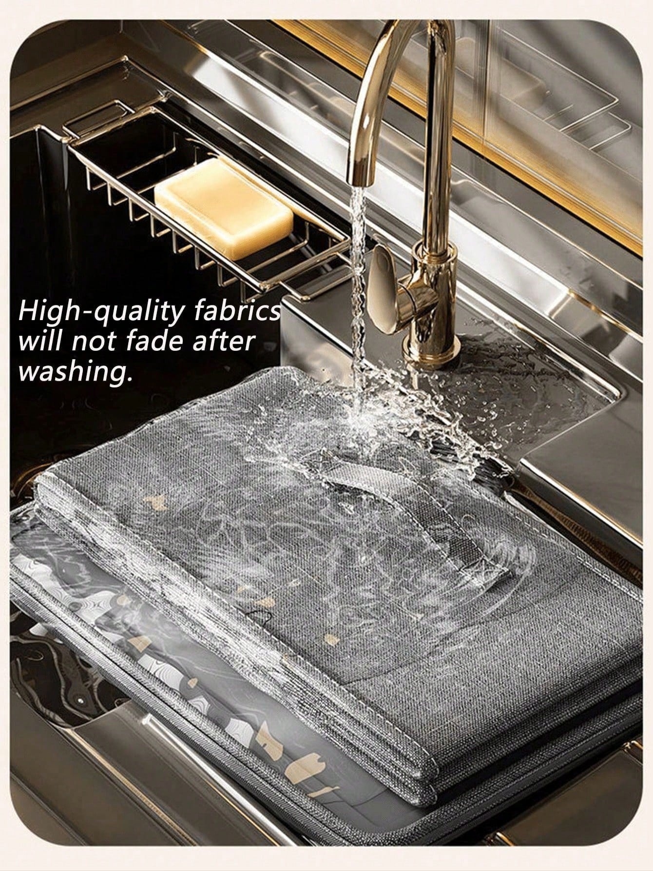 1pc Large Capacity Foldable Car Trunk Organizer With Lid And Handles- Waterproof Storage Box, Suitable For SUV And Sedan- Multifunctional Foldable Cargo Box For Clothes, Bedding, Groceries And Close