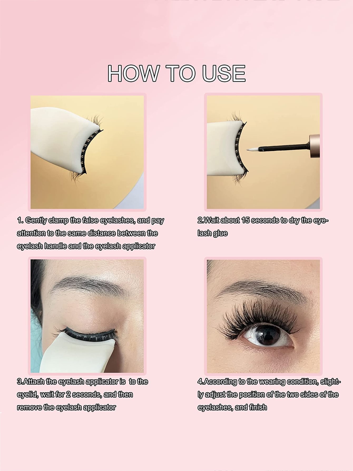 1PC Lash Clip Applicator False Eyelashe Applicator Tool for Wear Eyelashes