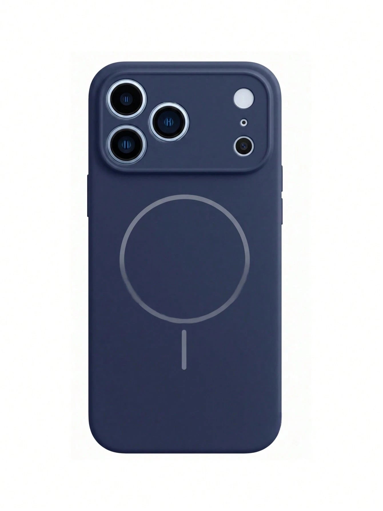 1pc Matte Liquid Silicone Minimalist Magnetic Phone Case, Compatible With IPhone 18 Pro Max 17 AIR 16 15 14 13 12 Pro Max Plus, Supports Wireless Charging, Soft Silicone Back Cover