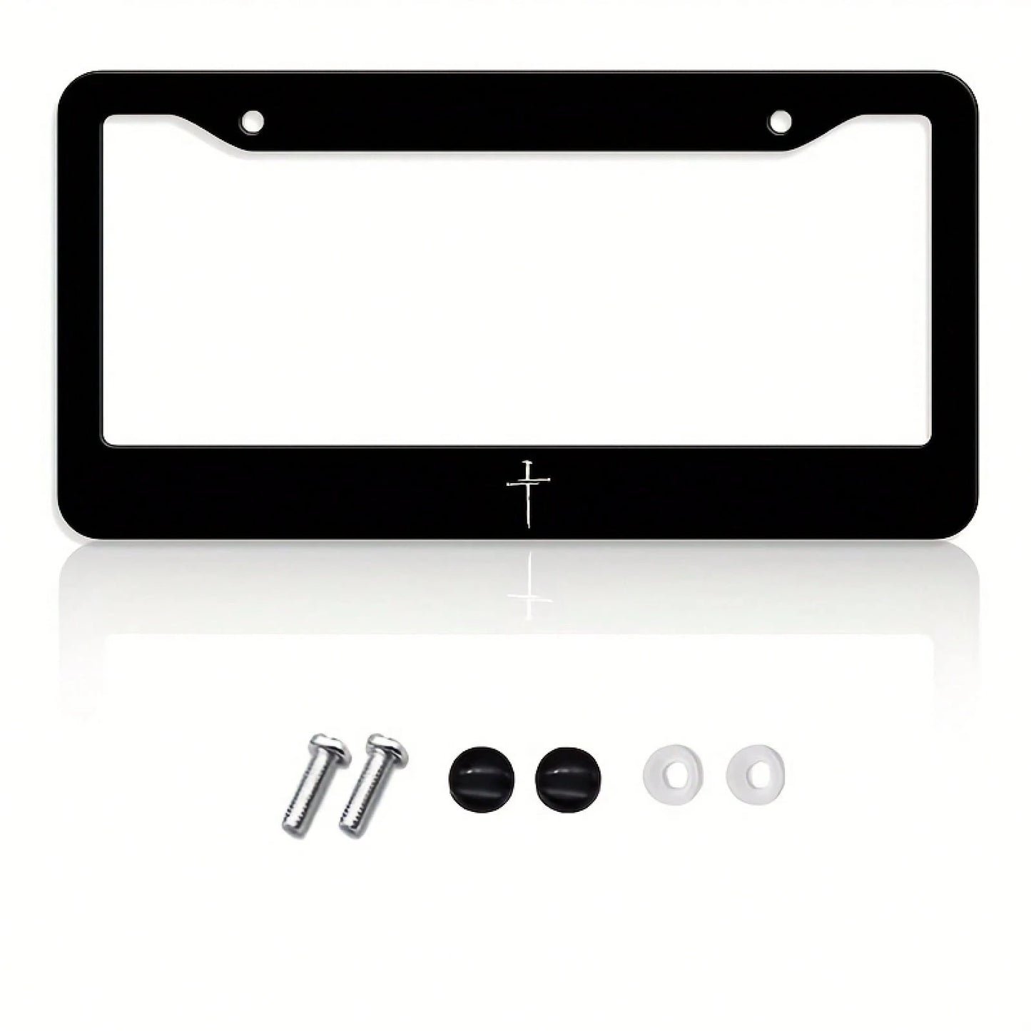 1pc Metal Car License Plate Frame, Waterproof And Easy To Clean, Suitable For American And Canadian Cars, Holiday Gift, Unisex, Dimensions: 31cm*16cm (12.2* 6.67inch ),License Plate Frame,Car Accesorr