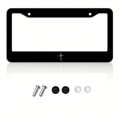 1pc Metal Car License Plate Frame, Waterproof And Easy To Clean, Suitable For American And Canadian Cars, Holiday Gift, Unisex, Dimensions: 31cm*16cm (12.2* 6.67inch ),License Plate Frame,Car Accesorr