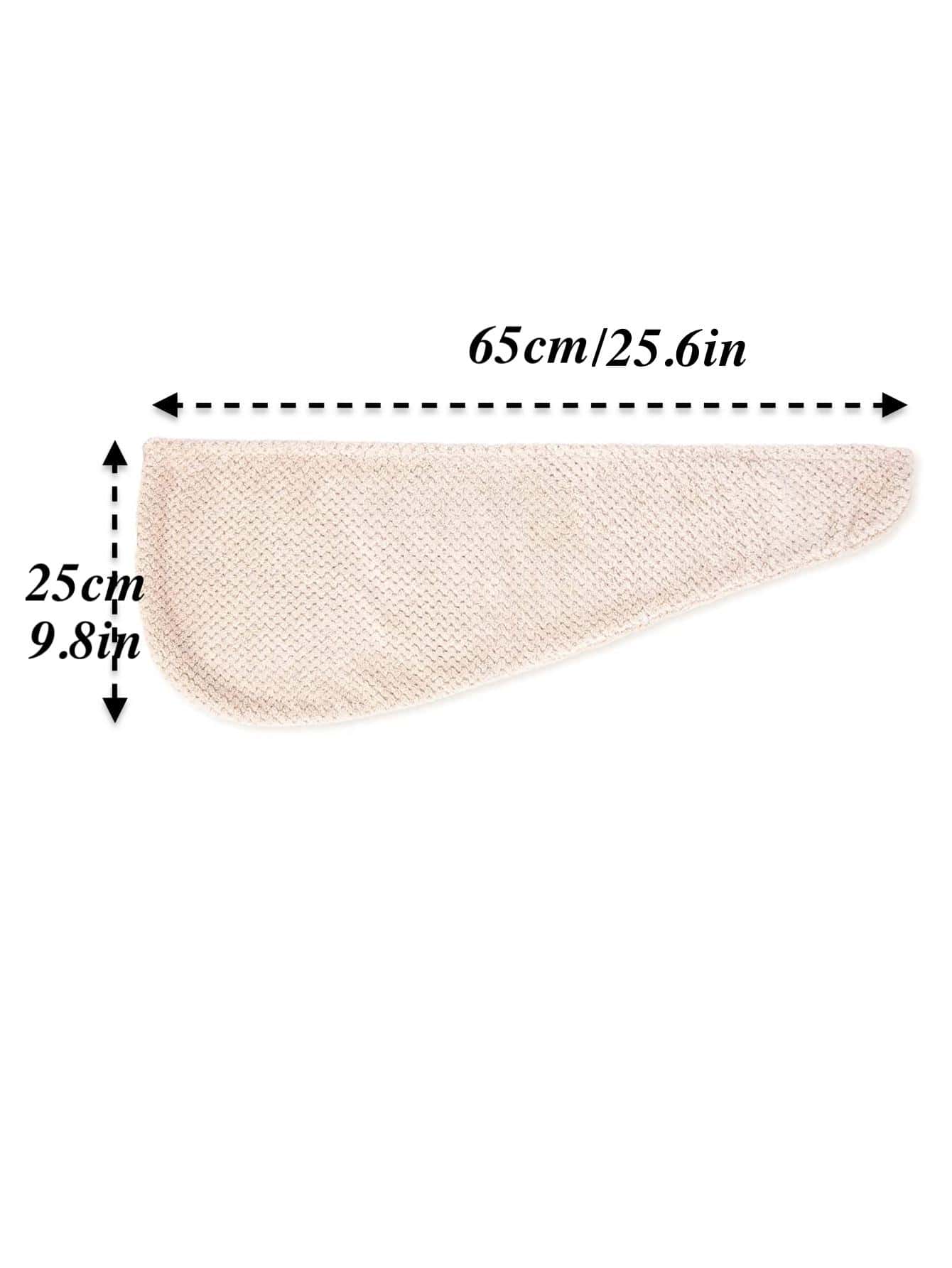 1pc Microfiber Hair Towel For Women, Super Absorbent & Quick Dry Hair Drying Wrap With Elastic Strap, Suitable For Long & Short Hair, Perfect For Home Use
