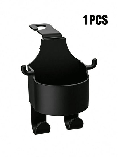 1pc Multi-Function Car Seat Back Hook, 2-In-1 Car Hook With Cup Holder, Car Interior Accessory