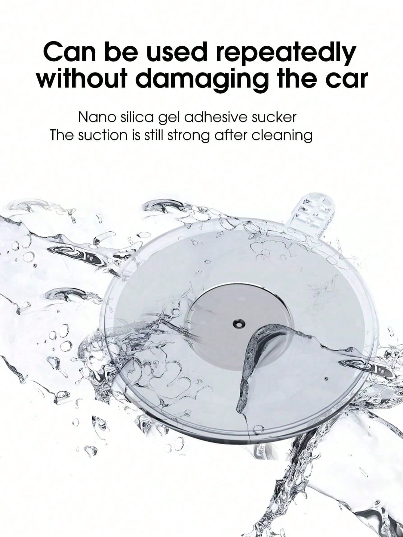 1pc New Car Dashboard Phone Holder, Suction Cup Car Phone Mount With Strong Suction, Universal Fit, Non-Blocking View